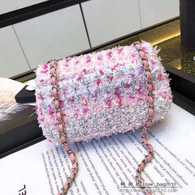 香奈兒CHANEL2018原單新品Chane*進口針織軟呢cf 全鋼五金 DSC1013